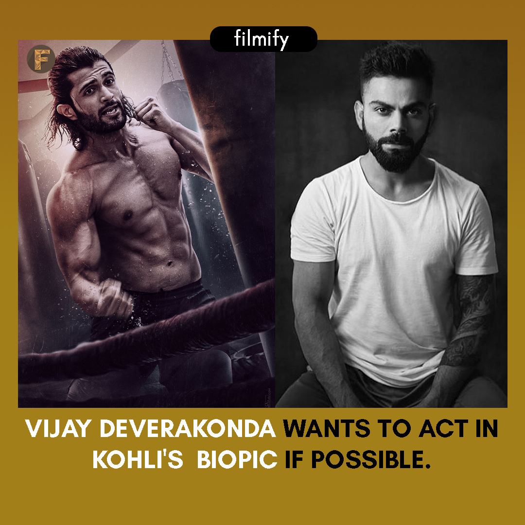 Vijay wants to be Kohli