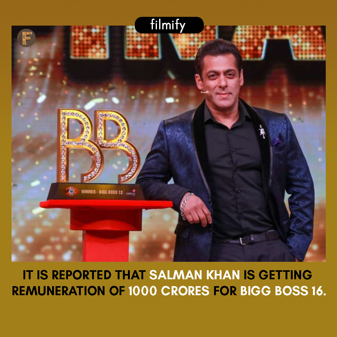 Salman’s Remuneration for Bigg Boss16