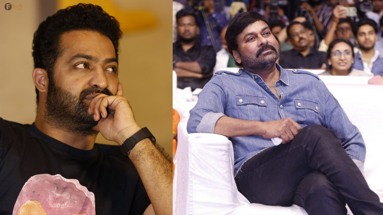 Did NTR give counter to Chiranjeevi?