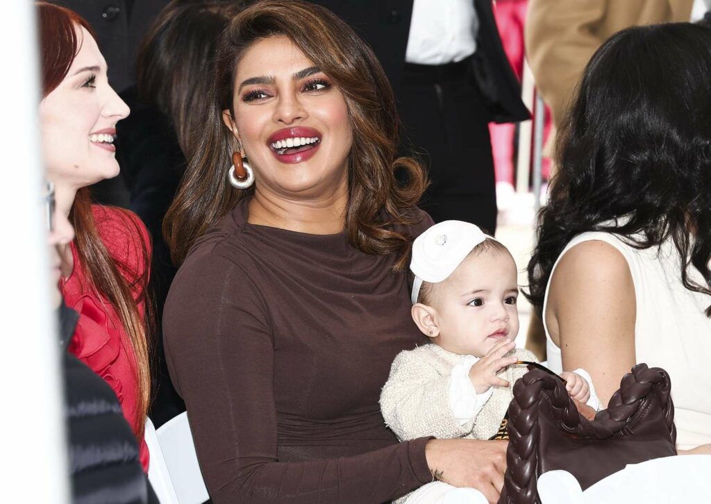 Priyanka Chopra reveals her daughter Malti Marie’s face for the first time.