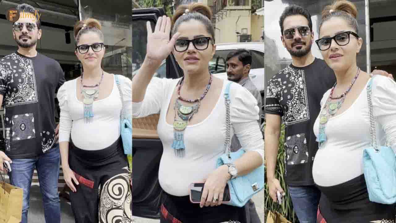 The mother-to-be Rubina Dilak gets spotted at the gym