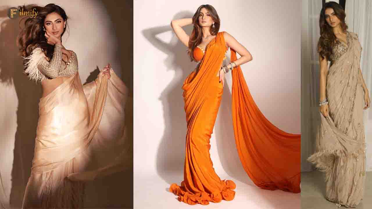 Palak Tiwari's Saree styles level up the fashion game