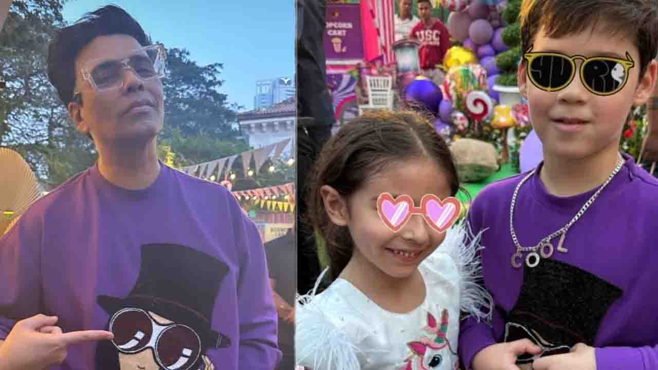 Check out Karan Johar’s kids Yash-Roohi’s Willy Wonka-themed birthday party! Deets inside