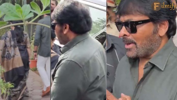 Megastar Chiranjeevi spotted at the voting booth: Here's what the actor shared after casting his vote