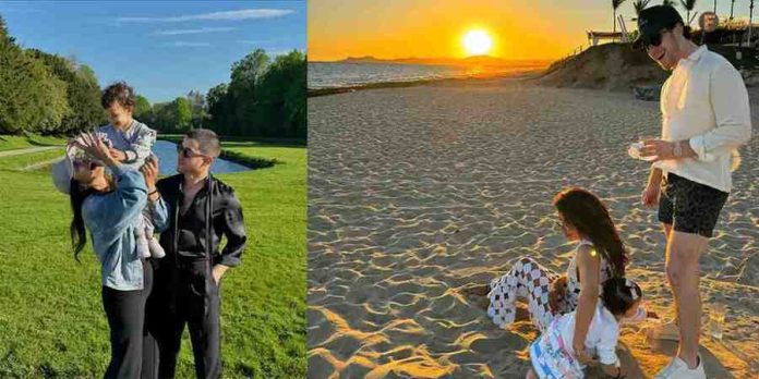 Sun-Kissed Moments: Priyanka Chopra, Nick Jonas, and Their Adorable Daughter Malti