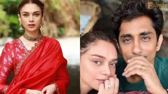 Aditi Rao Hydari likes food that is unhealthy and her fiance Siddu is a great cook