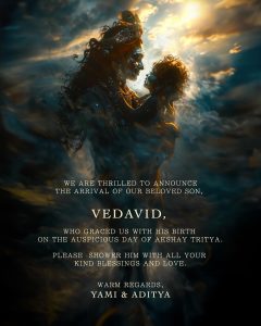 The Meaning Behind Yami and Aditya’s Baby Name Vedavid: A Name of Significance