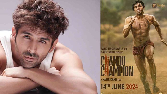 Kartik Aaryan’s Inspiring Transformation in ‘Chandu Champion’ Poster