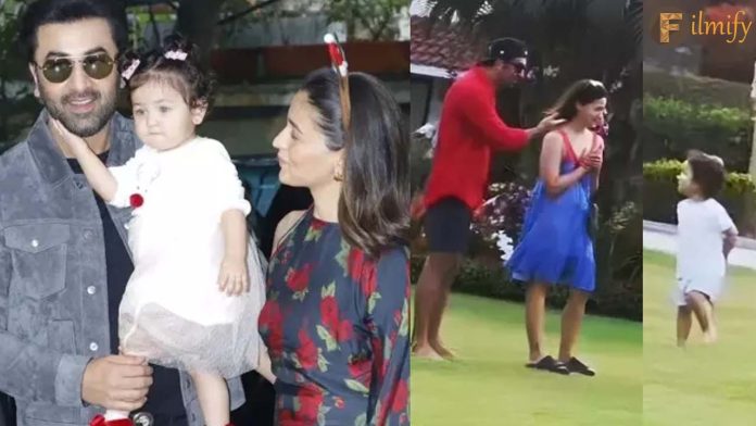 Alia Bhatt is delighted to share some adorable moments with hubby Ranbir Kapoor and daughter Raha Kapoor
