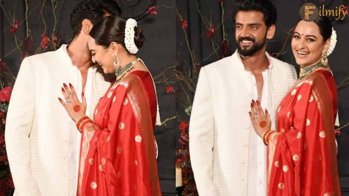Here's what Sonakshi Sinha wore to her wedding with Zaheer Iqbal