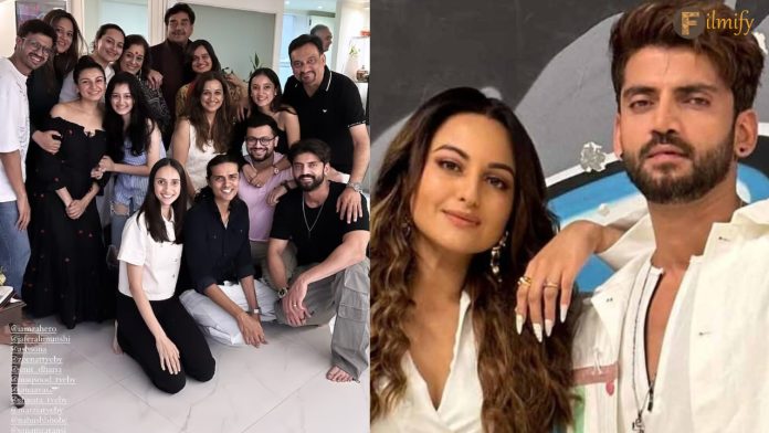 Sonakshi Sinha-Zaheer Iqbal's Catch-Up With Family