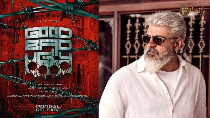 Thala Ajith Kumar’s Transformation for “Good Bad Ugly”