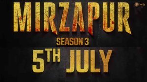 Mirzapur Season 3: Premiere Date Revealed!