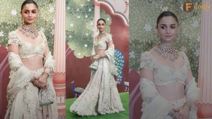 Alia Bhatt Looks Stunning In Her New White Lehenga Setting Fans Hearts On Fire