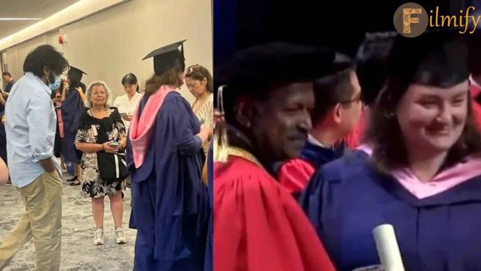 Pawan Kalyan Along With Wife Anna Konidela Celebrate Her Graduation Ceremony