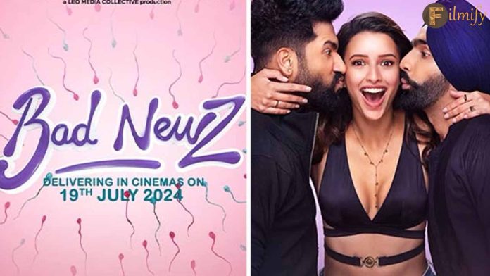 Censor Board Trims This Scene From Vicky Kaushal and Triptii Dimri's Bad Newz