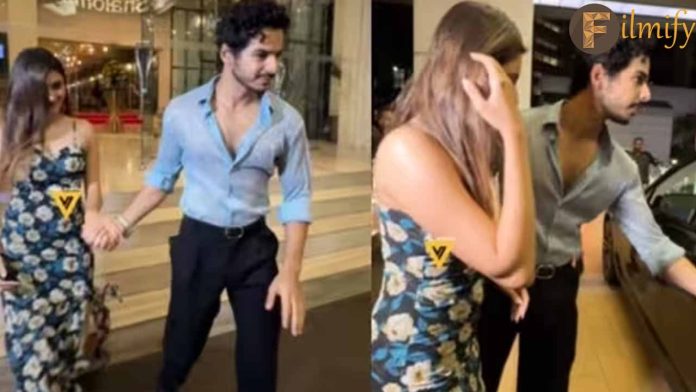 Ishaan Khatter spotted with his lady love