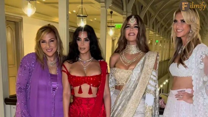 Kardashian Sisters Embrace Indian Attire for Anant Ambani and Radhika Merchant’s Ceremony