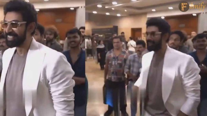 Rana Daggubati Enjoys Jai Ballayya Musical Moment at IIFA