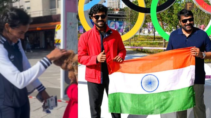 Ram Charan, Chiranjeevi Support PV Sindhu At Olympics 2024