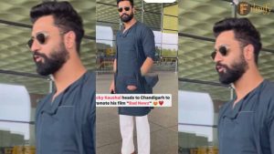 Vicky Kaushal Heads to Chandigarh for Bad Newz Film Promotions