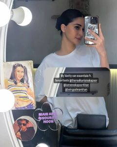 A Peek Inside Ananya Panday’s Vanity Van: A Tribute to Bollywood Icons