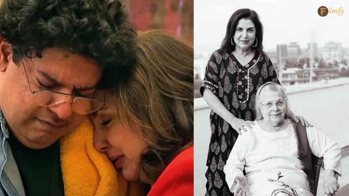 Farah Khan's mother, Menka Irani, has passed away at the age of 79 after battling a prolonged illness.