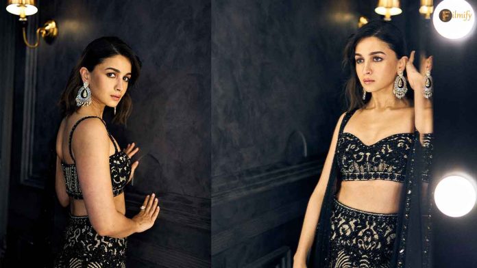 Alia Bhatt Dazzles her RANI look in Black