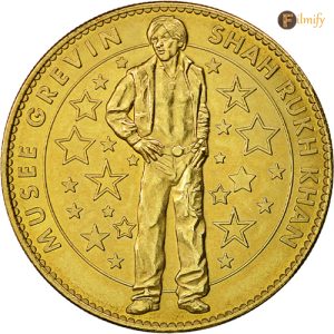 Shah Rukh Khan Becomes First Actor to Receive Customised Gold Coins from Grevin Museum