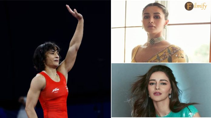 Bollywood Celebs Back Vinesh Phogat Amid Paris Disqualification