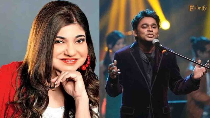 Alka Yagnik’s Regret Over Rejecting AR Rahman’s Roja Song