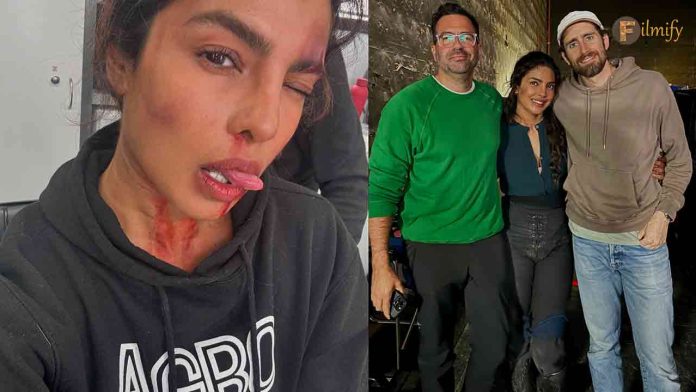 Priyanka Chopra Wraps Up “The Bluff” with Nick Jonas and Malti Marie