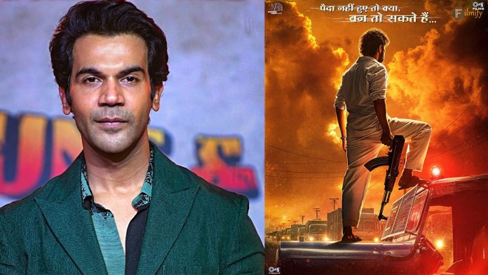 Rajkummar Rao announces his action-packed upcoming movie