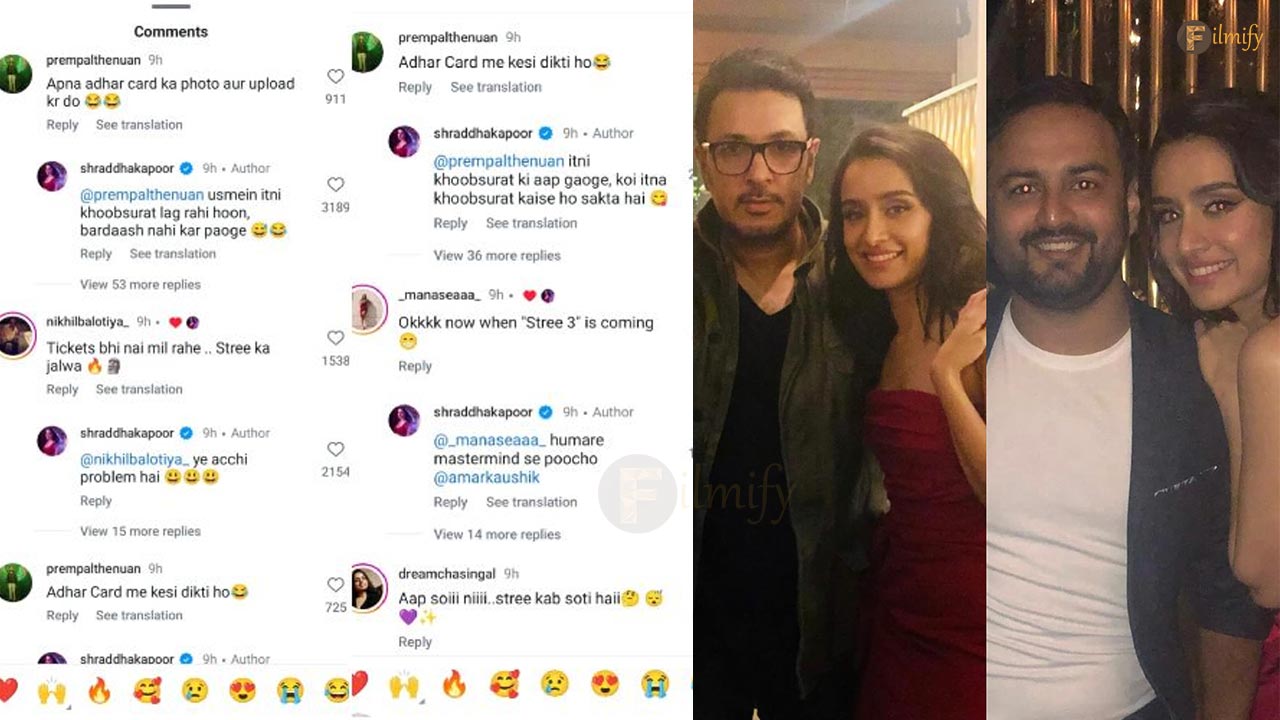 Check out shraddha kapoor's fun banter with her fans