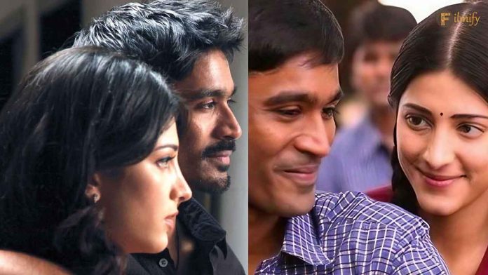 Dhanush and Shruti Haasan’s Hit Film Re-Releases: “Experience the Magic of ‘3’ Again!