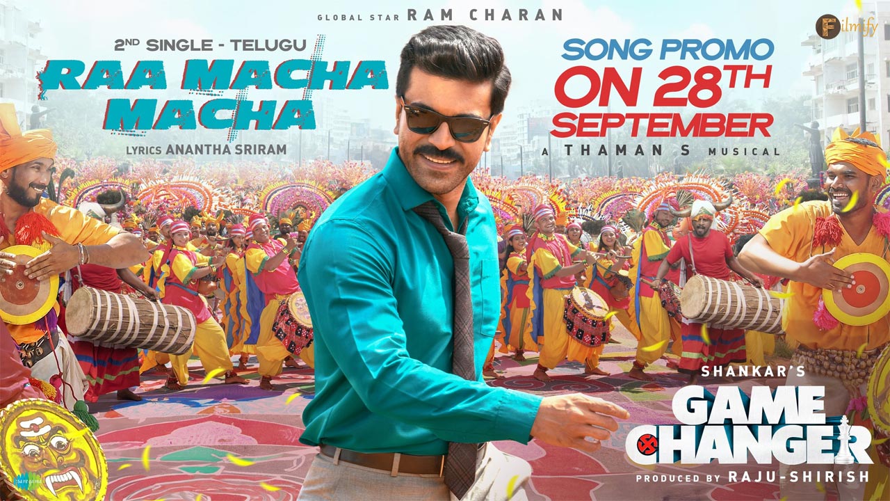 Game Changer's second single poster is out; song preview at IIFA