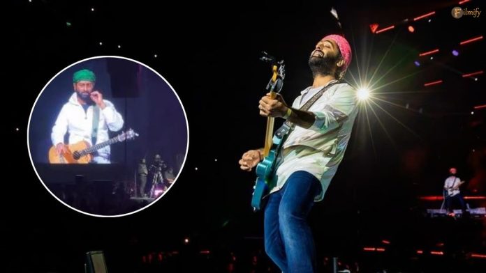 Arijit Singh APOLOGISES to the female fan in the UK concert.