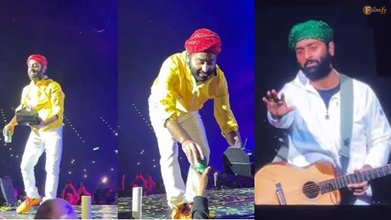 Arijit Singh APOLOGISES to the female fan in the UK concert.