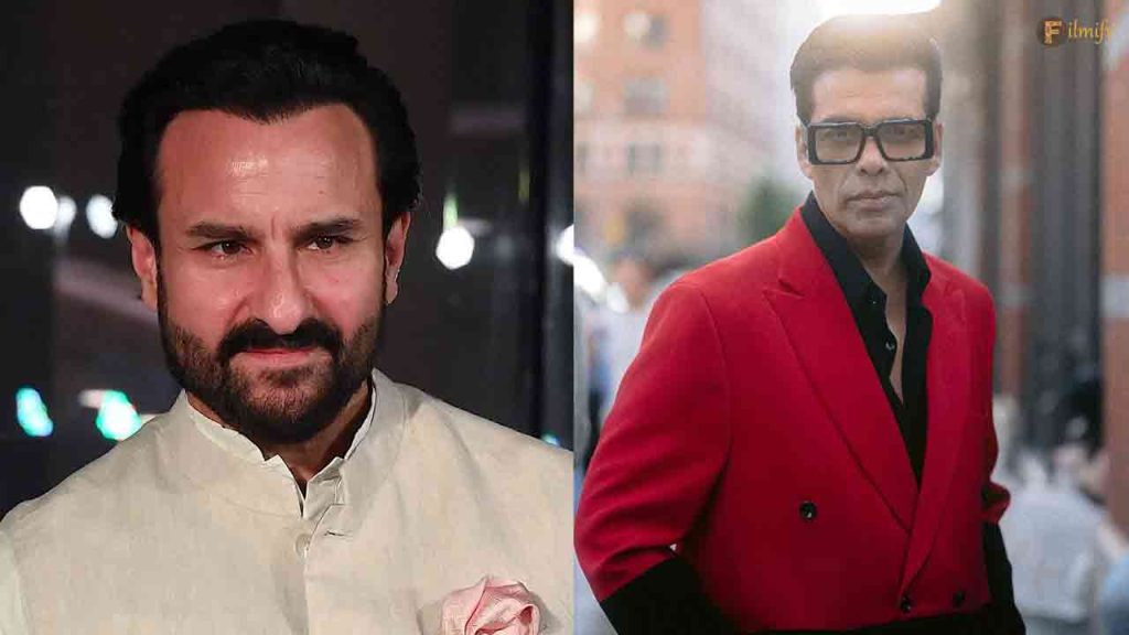 Saif Ali Khan's aggression towards Karan Johar supporting star kids, Deets inside