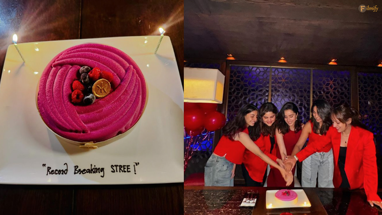 Shraddha Kapoor throws a red-themed party amidst breaking records.