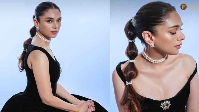 Aditi Rao Hydari's black gown