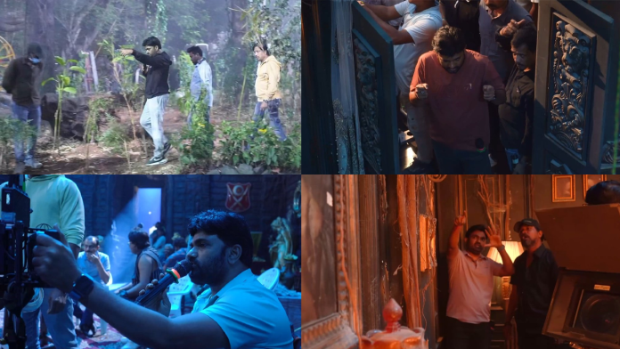 Prabhas : Maruthi directorial horror comedy The Raja Saab's shooting pics leaked