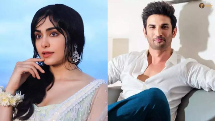 Adah Sharma reacts to the criticism for moving into Sushanth Singh Rajput's house