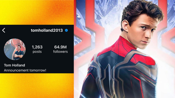 Tom Holland teases announcement , Marvel fans speculates Spiderman 4